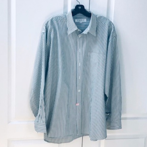 Men's Tabi Large Striped Dress Shirt - Picture 2 of 7